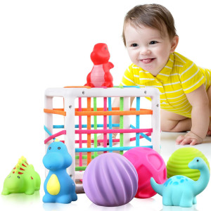 Montessori Toys For Babies 3 In 1 Glow In Soft Baby Toys Bundle Baby Toys Sensory Toys For Toddlers Teething Toys For Ba