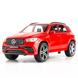 Wakakac 132 Scale Diecast Car Model Benz Amg Gle 63S Suv Toy Car Pull Back With Light And Sound Toy Vehicles For Girls Boys Gif