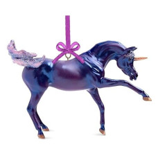 Breyer Horses 2022 Holiday Collection | Unicorn Ornament - Tyrian | Model #700722