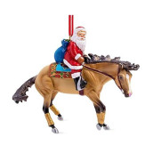 Breyer Horses 2022 Holiday Collection | Santa Ornament - Santa Reiner | Model #700687