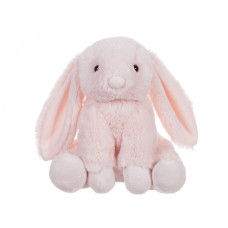 Apricot Lamb Toys Plush Indy Pink Bunny Rabbit Stuffed Animal With Fluffy Soft Ears Medium 12 Inches