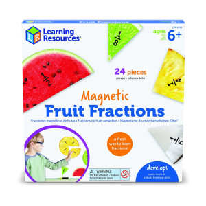 Learning Resources Magnetic Fruit Fractions Number Learning For Kids Math Montessori Math Games For Kids Educational Indoor