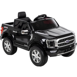 Huffy Ford F150 Platinum Black 6V Kids Ride On Truck Real Led Headlights And Sounds Ages 27 Max Weight 65Lbs 25Mph Speed