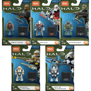 Mega Construx Halo Heroes Series 15 Complete Set Of 5 Buildable Action Figures