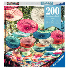 Ravensburger Puzzle Moment Umbrellas 200 Piece Jigsaw Puzzle For Kids Adults Unique Perfect Interlock Vibrant Glaref