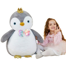 Earthsound Giant Penguin Stuffed Animal Plush Toy Large Jumbo Cute Soft Toys Big Size Huge Fluffy Plushy Oversized Fat Plushie G