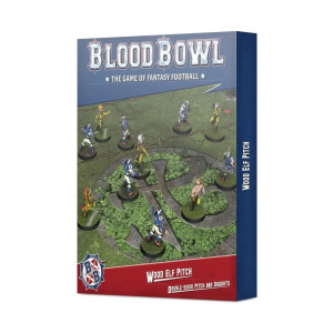 Games Workshop Blood Bowl Wood Elf Pitch Dugouts