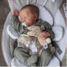 BABESIDE Lifelike Reborn Baby Dolls Boy - 17-Inch Soft Body Realistic-Newborn Full Body Vinyl Anatomically Correct Real Life Baby Dolls with Toy Accessories for Kids Age 3 4 5 6 7 +