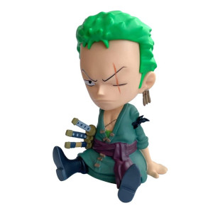 Plastoy 80115 One Piece Tirelire Zoro Black 16Cm