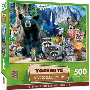 Baby Fanatic Masterpieces 500 Pieces Jigsaw Puzzle For Adults, Family, Or Kids - Yosemite National Park - 15"X21"