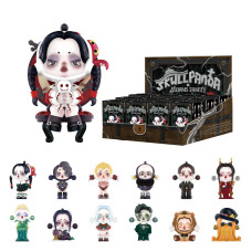 Pop Mart Skullpanda X The Addams Family Series 12Pc Exclusive Action Figure Box Toy Bulk Box Popular Collectible Art Toy Cute Fi