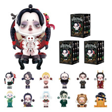 Pop Mart Skullpanda X The Addams Family Series 3Pc Exclusive Action Figure Box Toy Bulk Box Popular Collectible Art Toy Cute Fig