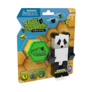 Bee Swarm Simulator Panda Bear Action Figure Pack W Mystery Bee Honeycomb Case 5 Articulated Figures Bonus Items Ser