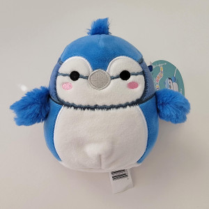 Squishmallow Blue Jay 13 Cm 5 Inch Babs Blue Plush Stuffed Animal Super Soft Cuddle Pillow