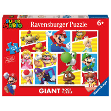 Ravensburger Super Mario Puzzle 125 Giant Floor Collection 125 Pieces Recommended Age 6 Years