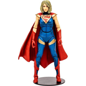 Mcfarlane Dc Direct Injustice 2 Page Punchers 7 Supergirl Figure With Comic