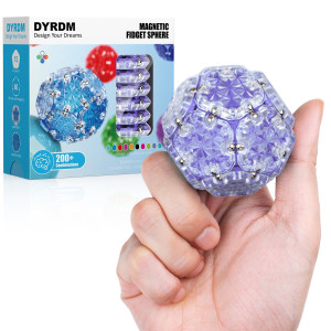 Dyrdm Magnetic Fidget Sphere 12 Pcs Magnetic Fidget Toy Desk Toys For Office And Stress Relief Anxiety For Adults Magnets S