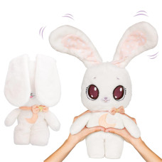 Imc Toys Peekapets Peekaboo Bunny White Plush Stuffed Animal Plush Doll Great Gift For Kids Ages 13