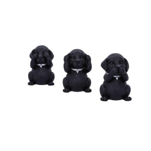 Nemesis Now Three Wise Labradors Black 85Cmb5881V2