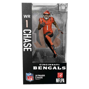 Nfl Figures Imports Dragon Nfl Jamarr Chase Cincinnati Bengals 6 Figure Series 2