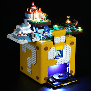 Seemey Lighting Kit Led For Lego Super Mario Fragezeichen Block 71395 Moc Block Accessories Awesome Visual Just Led Not Le