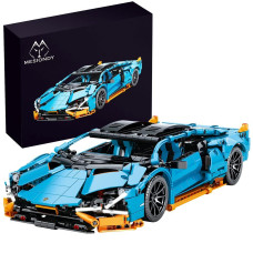 Mesiondy Sports Car Building Blocks Toys Boys Or Adults Kits114 Moc Building Set Raceing Car Model Cars For Boys Age 1216 8