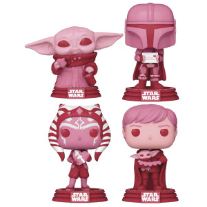 Funko Pop Star Wars Valentines Day Series 2 Collection Set Of 4