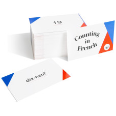 Pats Flash Cards 160 Counting In French Flash Cards Comprehensive Coverage Of 1100 Ordinal Numbers 1000S Millions