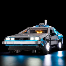 Briksmax Light For Lego Backtothefuturetimemachine 10300 Led Lighting Kit Compatible With Lego Creator Expert 10300 Not