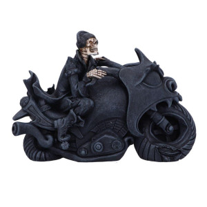 Nemesis Now Rebel Rider Skeleton Biker Figurine Black 19Cm