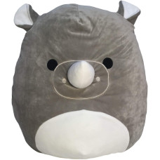 Squishmallows Official Kellytoy Plush 8 Inch Squishy Soft Plush Toy Animals Irving Rhino