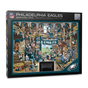 Youthefan Nfl Philadelphia Eagles Barnyard Fans 500Pc Puzzle