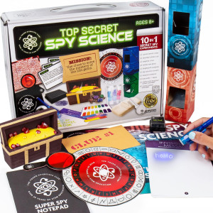 The Young Scientists Club Top Secret Spy Science Kit Detective Kit For Kids Crimesolver Set For Spy Parties Great Science To