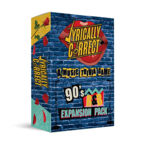 Lyrically Correct 90S Expansion Pack Music Trivia Card Game Multigenerational Family Gatherings Adult Game Night And Fun Tri