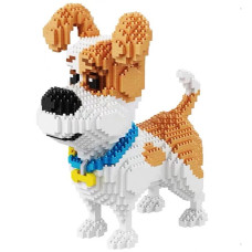 Iseesee Mini Dog Building Blocks Pet Building Toy Bricks Micro Mini Blocks 3D Puzzle Building Blocks Set Toys Gifts For Kids Or