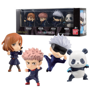 Bandai Namco Jujutsu Kaisen Nobara Kugisaki Yuji Itadori Satoru Gojo And Panda Adverge Figure Box Set B