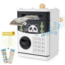 Electronic Piggy Bank For Girls Boys Money Bank With Password Cute Atm Piggy Bank Coin Can Auto Scroll Paper Money Saving Box