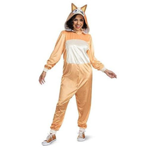 Disguise Bluey Chilli Costume, Official Bluey Mom Adult Costume And Headpiece, Size (8-10)