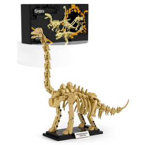 Nifeliz Brachiosaurus?Dinosaur Fossil Building Kit, Impressive Dinosaur Skeleton Model Decoration, Cool Dinosaur Gift Toy Set for Dinosaur Fans (501 PCS)