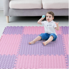 Tamiplay Foam Floor Mats For Kids 12 X 12 Inch 16 Tiles 04 Thickness Foam Play Mat Nontoxic Square Interlocking Floor Mats