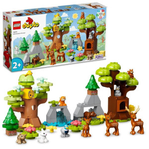 Lego 10979 Duplo Wild Animals Of Europe Development Toy For 2 Years Deer Bear Fox And Squirrel As Mini Figures