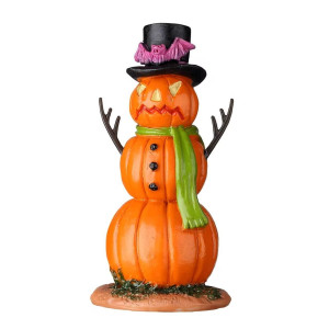 Lemax Spooky Town Pumpkin Snowman 24944