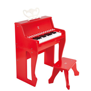 Learn with Lights Red Piano w/ Stool