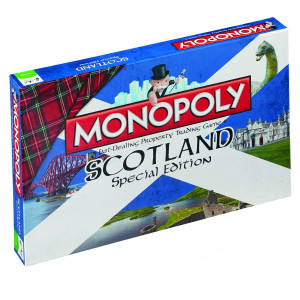 Monopoly Board Game Scotland Edition 26 Players Family Board Games For Kids And Adults Board Games For Kids 8 And Up For K