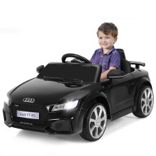 Olakids 12V Kids Ride On Car Licensed Audi Tt Rs Motorized Vehicle With Control Remote 2 Speeds Battery Powered Driving Toy W