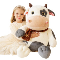 Earthsound Giant Cow Stuffed Animal Plush Toy Large Cow Jumbo 30 Cute Soft Toys Big Size Huge Fluffy Plushy Oversized Fat Plus