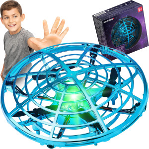 Atlasonix Ufo Mini Hand Drone For Kids Drone Home Game Hand Controlled Drone Motion Sensor Flying Toy For Indoor Play Kids