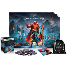 Good Loot Assassins Creed Valhalla Dawn Of Ragnarok 1000 Elements Puzzle 68 Cm X 48 Cm Poster And Bag Included Video G