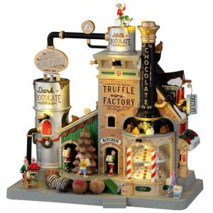 Lemax 15805 Christmas Chocolatier Truffle Factory Christmas Village Multicolored