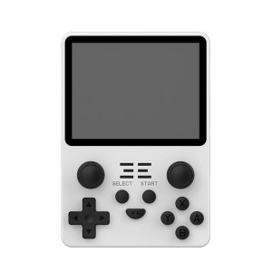 Petforu Powkiddy Rgb20S Handheld Retro Game Console With Builtin Games 64G 15000 Games White